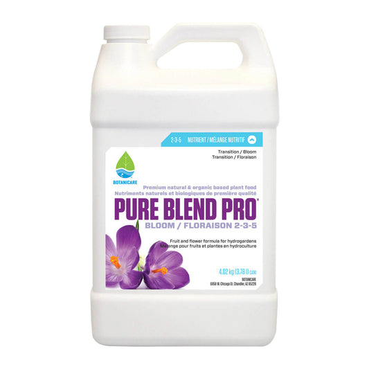 Botanicare 水耕・土耕栽培液肥 Pure Blend Pro Bloom Gallon (3.78L) サイズ