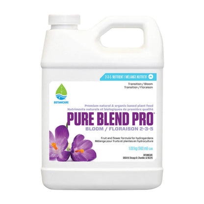 Botanicare 水耕・土耕栽培液肥 Pure Blend Pro Bloom Quart (946ml) ボトル