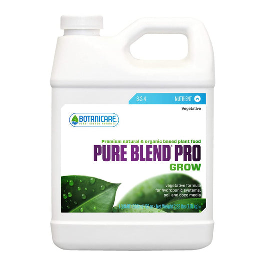 Botanicare 水耕・土耕栽培液肥 Pure Blend Pro Grow Quart (946ml) ボトル
