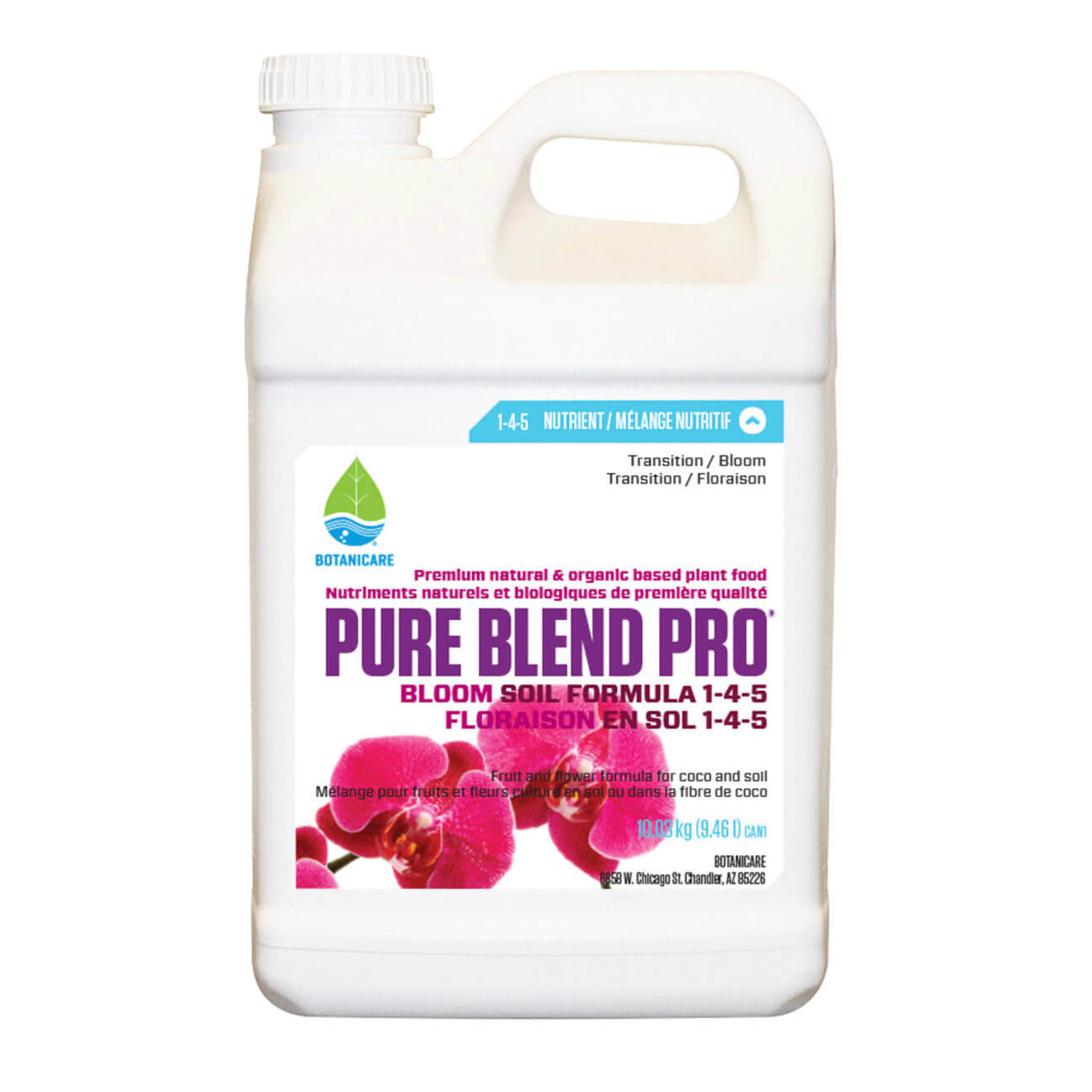 Botanicare 水耕・土耕栽培液肥 Pure Blend Pro Soil 2.5 Gallon (9.46L) サイズ