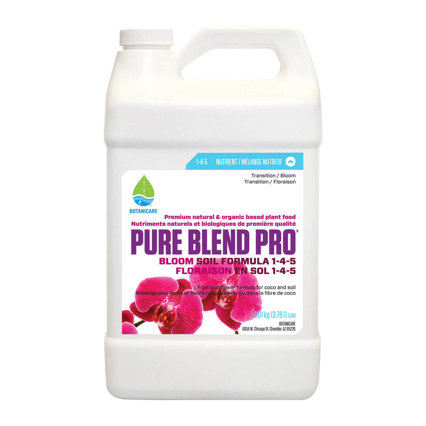 Botanicare 水耕・土耕栽培液肥 Pure Blend Pro Soil Gallon (3.78L) サイズ