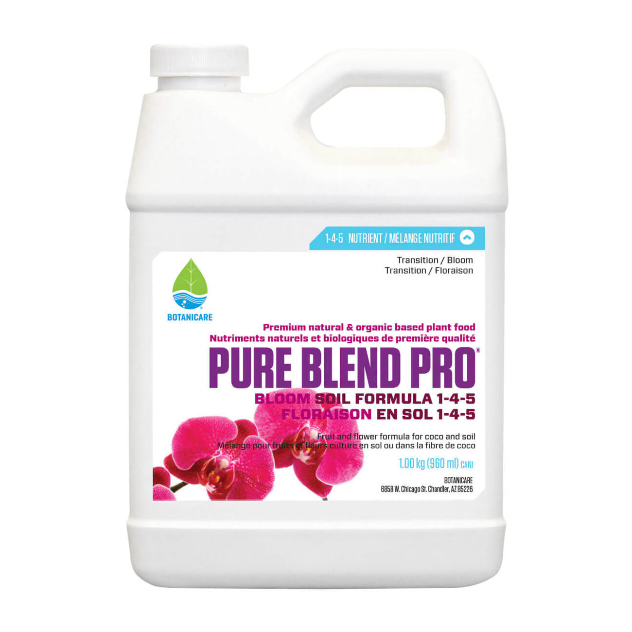 Botanicare 水耕・土耕栽培液肥 Pure Blend Pro Soil Quart (946ml) サイズ