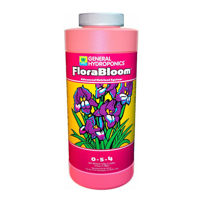GH 水耕・土耕栽培3パート液肥 Flora Bloom Pint (473ml) ボトル