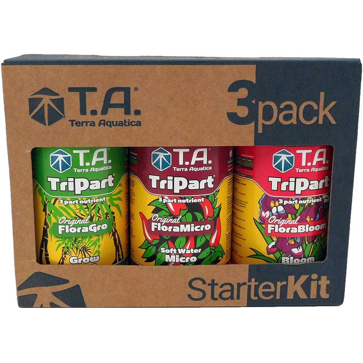 T.A. 3-Pack TriPart Starter Kit Soft Water スターターキット 500ml x 3本セット （3パートベース肥料）