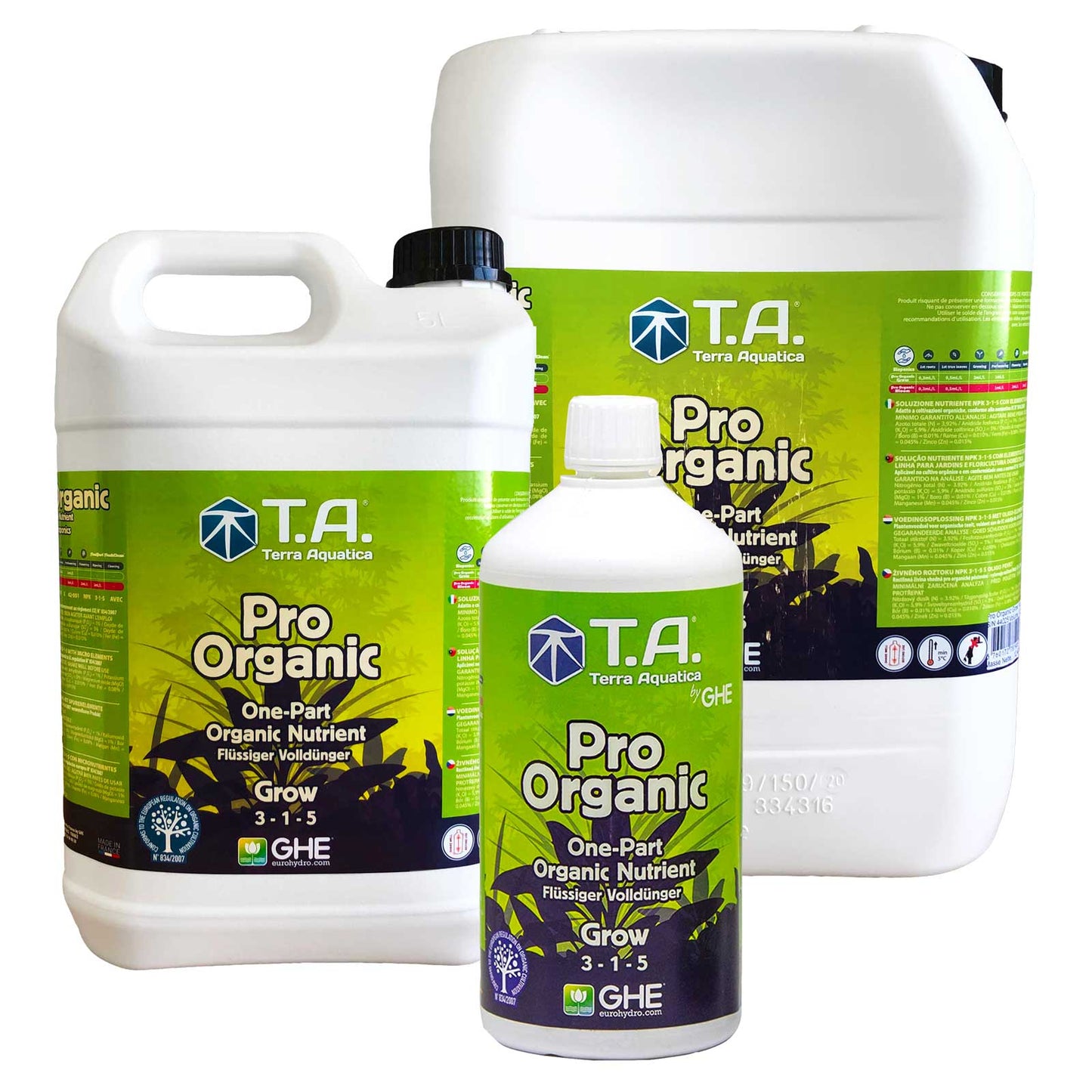 T.A. Pro Organic Grow プロ オーガニック グロウ（1パートベース肥料）100% Organic