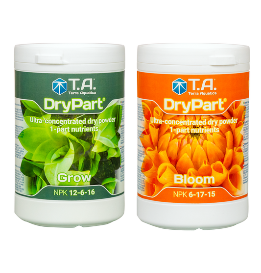 T.A. (新 GHE) 栄養剤パウダーコンプリートセット DryPart Grow and Bloom 1-part Nutrient Set